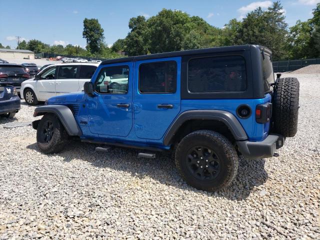 1C4HJXDG6NW223664 - 2022 JEEP WRANGLER U SPORT BLUE photo 2