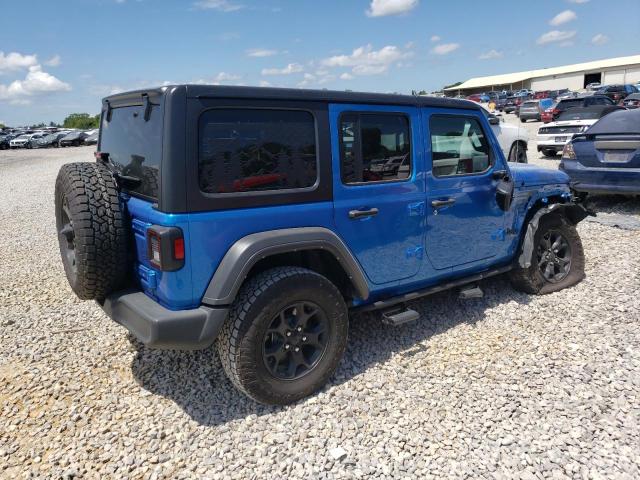 1C4HJXDG6NW223664 - 2022 JEEP WRANGLER U SPORT BLUE photo 3