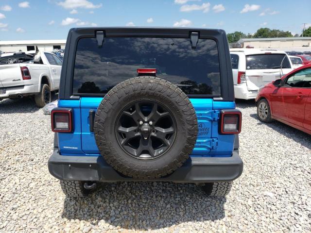 1C4HJXDG6NW223664 - 2022 JEEP WRANGLER U SPORT BLUE photo 6