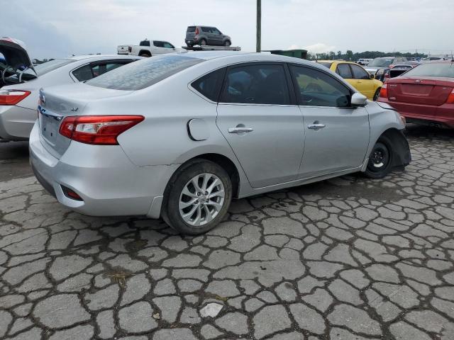 3N1AB7AP3KY259144 - 2019 NISSAN SENTRA S SILVER photo 3