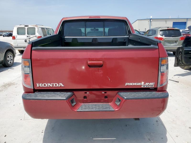 2HJYK16556H531796 - 2006 HONDA RIDGELINE RTL Qırmızı foto 6