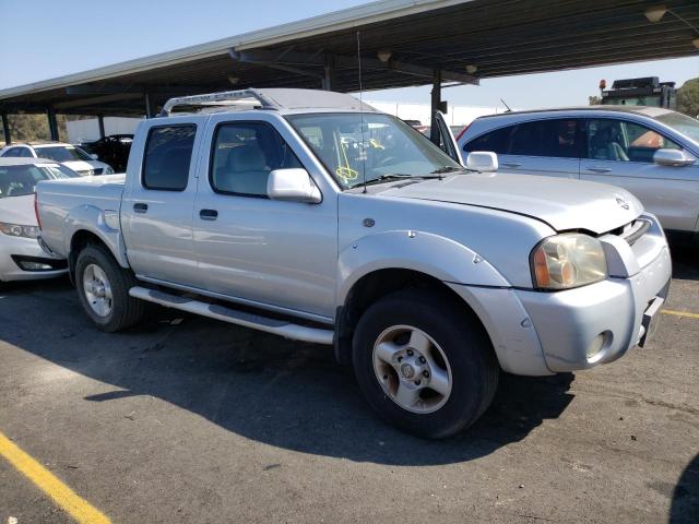 1N6ED27T91C317567 - 2001 NISSAN FRONTIER CREW CAB XE SILVER photo 4