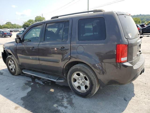 5FNYF3H20CB002216 - 2012 HONDA PILOT LX GRAY photo 2