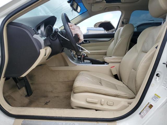 19UUA8F54AA008292 - 2010 ACURA TL თეთრი ფოტო 7