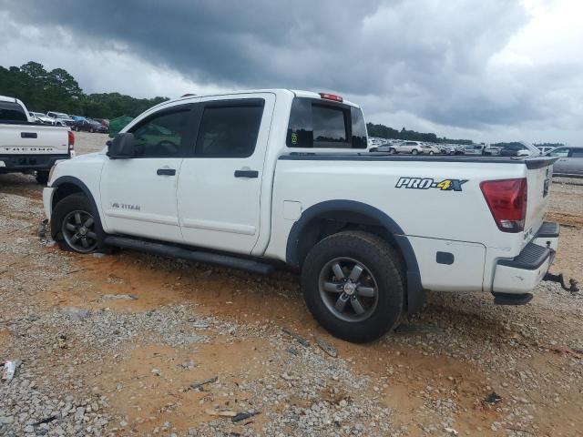 1N6BA0EC0EN505410 - 2014 NISSAN TITAN S WHITE photo 2