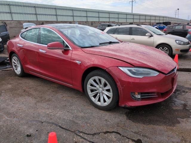 5YJSA1E27GF156408 - 2016 TESLA MODEL S Червоний фото 4