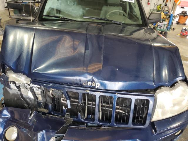 1J4GS48K15C505051 - 2005 JEEP GRAND CHER LAREDO أزرق صورة 12