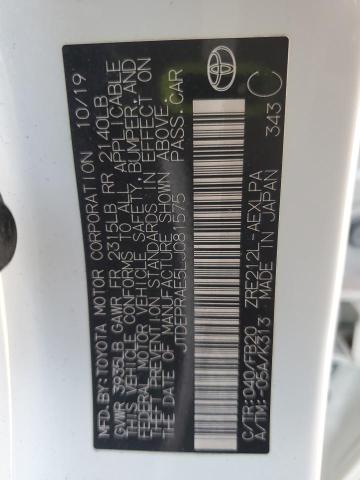 JTDEPRAE5LJ081575 - 2020 TOYOTA COROLLA LE WHITE photo 13