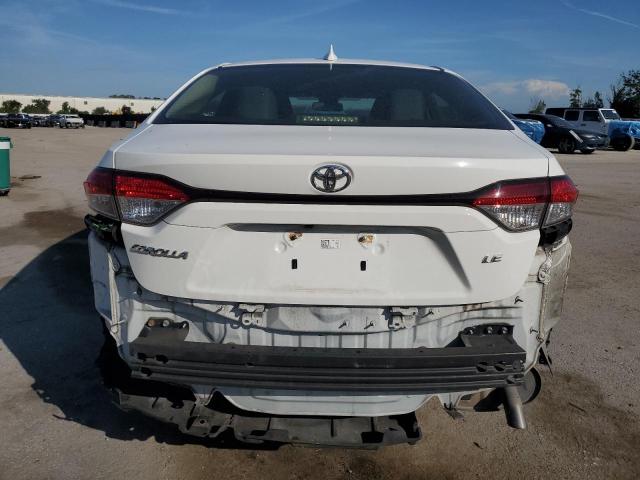 JTDEPRAE5LJ081575 - 2020 TOYOTA COROLLA LE WHITE photo 6