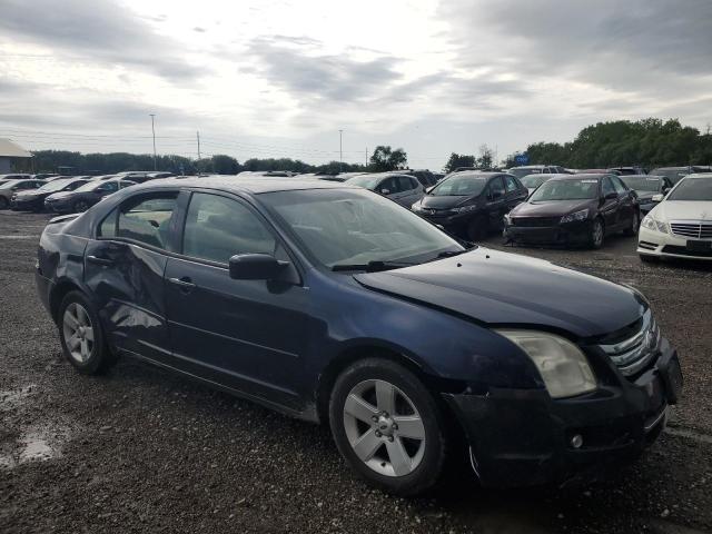 3FAHP07Z28R137316 - 2008 FORD FUSION SE BLUE photo 4