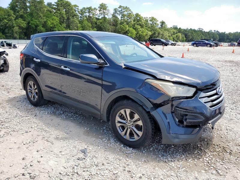 5XYZT3LB2FG233426 - 2015 HYUNDAI SANTA FE S BLUE photo 4