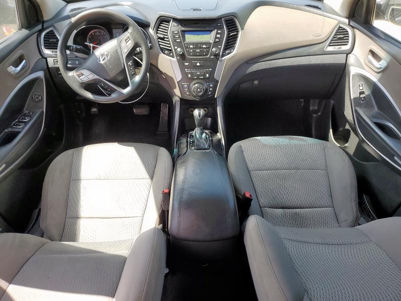 5XYZT3LB2FG233426 - 2015 HYUNDAI SANTA FE S BLUE photo 8