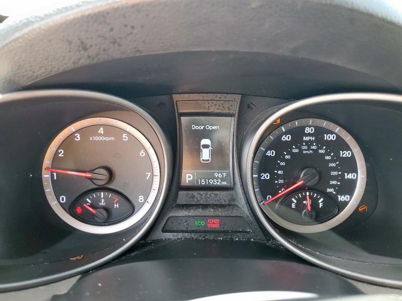 5XYZT3LB2FG233426 - 2015 HYUNDAI SANTA FE S BLUE photo 9