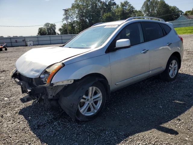 JN8AS5MVXDW603496 - 2013 NISSAN ROGUE S SILVER photo 1