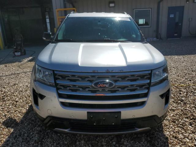 1FM5K8D86JGB33722 - 2018 FORD EXPLORER XLT SILVER photo 5