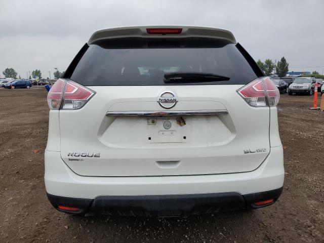 5N1AT2MVXFC754734 - 2015 NISSAN ROGUE S WHITE photo 6