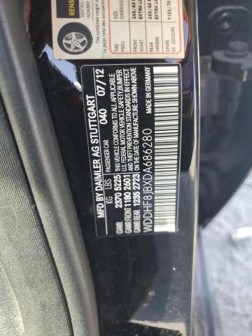 WDDHF8JBXDA686280 - 2013 MERCEDES-BENZ E 350 4MATIC BLACK photo 13