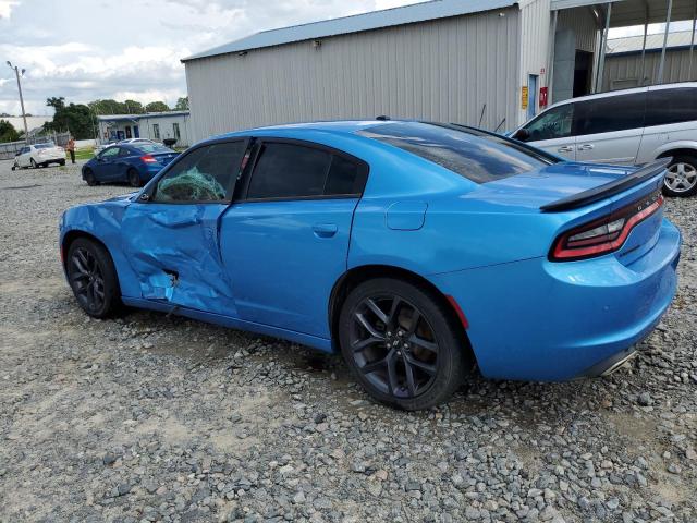 2C3CDXBGXKH553438 - 2019 DODGE CHARGER SXT BLUE photo 2