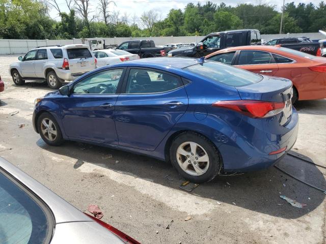 5NPDH4AE0FH575870 - 2015 HYUNDAI ELANTRA SE BLUE photo 2