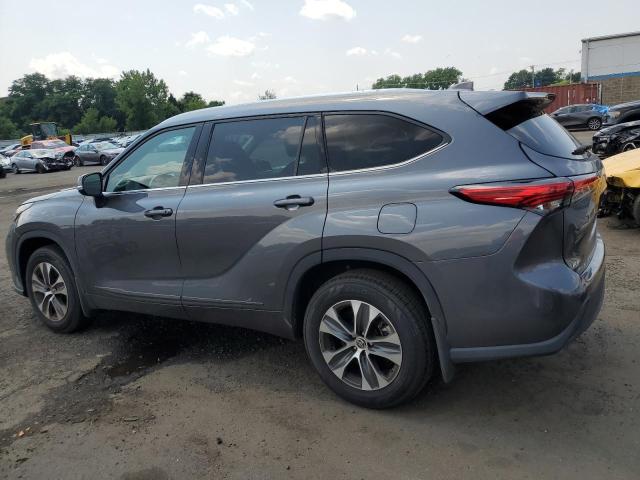 5TDGZRBHXMS548411 - 2021 TOYOTA HIGHLANDER XLE GRAY photo 2