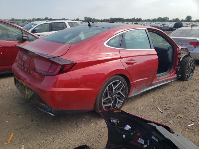 5NPEK4JC4MH130727 - 2021 HYUNDAI SONATA N LINE RED photo 3