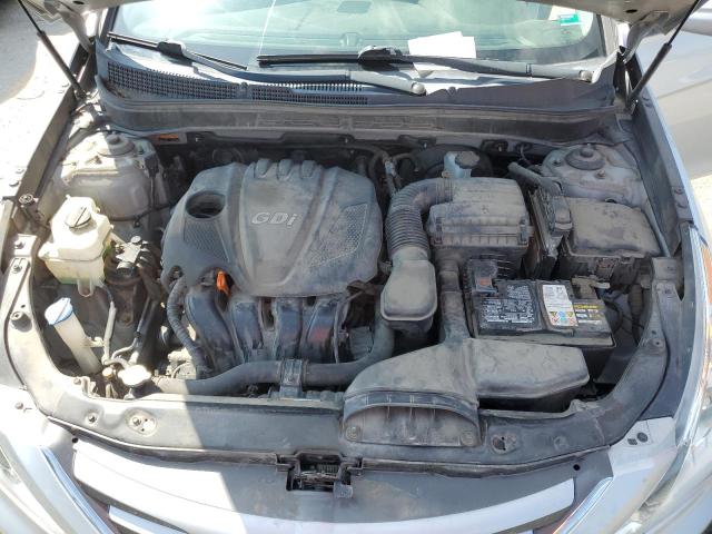 5NPEB4AC8EH832762 - 2014 HYUNDAI SONATA GLS SILVER photo 11