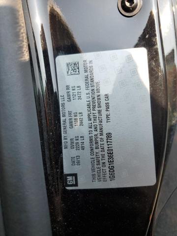 1G6DG1E36E0117789 - 2014 CADILLAC CTS PERFORMANCE COLLECTION BLACK photo 12