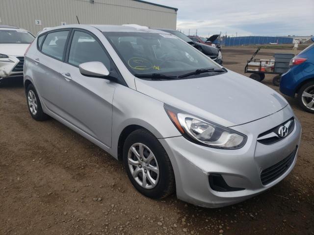 KMHCT5AE1EU152120 - 2014 HYUNDAI ACCENT GLS GRAY photo 1