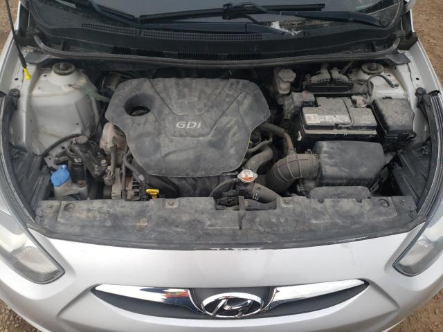 KMHCT5AE1EU152120 - 2014 HYUNDAI ACCENT GLS GRAY photo 7