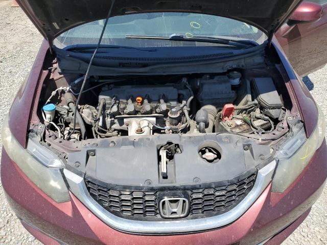 19XFB2F81DE278917 - 2013 HONDA CIVIC EX BURGUNDY photo 11