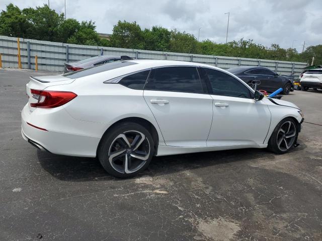 1HGCV1F37MA057464 - 2021 HONDA ACCORD SPORT WHITE photo 3