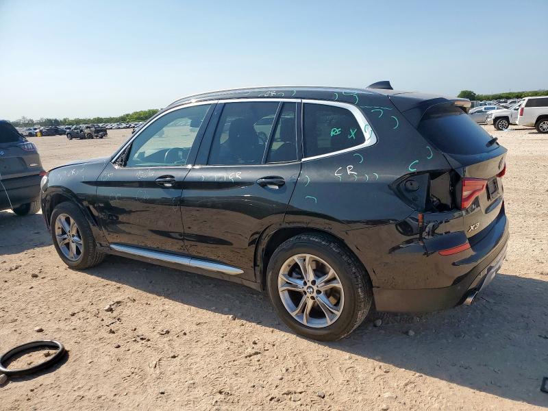 5UXTY3C01M9H99423 - 2021 BMW X3 SDRIVE30I BLACK photo 2