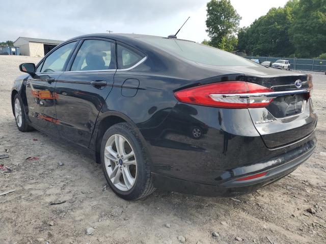 3FA6P0LU6JR207908 - 2018 FORD FUSION SE HYBRID BLACK photo 2