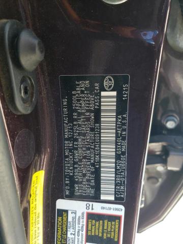 4T1BK1EB4EU091238 - 2014 TOYOTA AVALON BASE Bordo foto 12