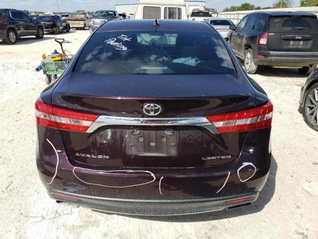 4T1BK1EB4EU091238 - 2014 TOYOTA AVALON BASE BURGUNDY photo 6