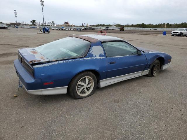 1G2FW21F1HN221505 - 1987 PONTIAC FIREBIRD TRANS AM BLUE photo 3