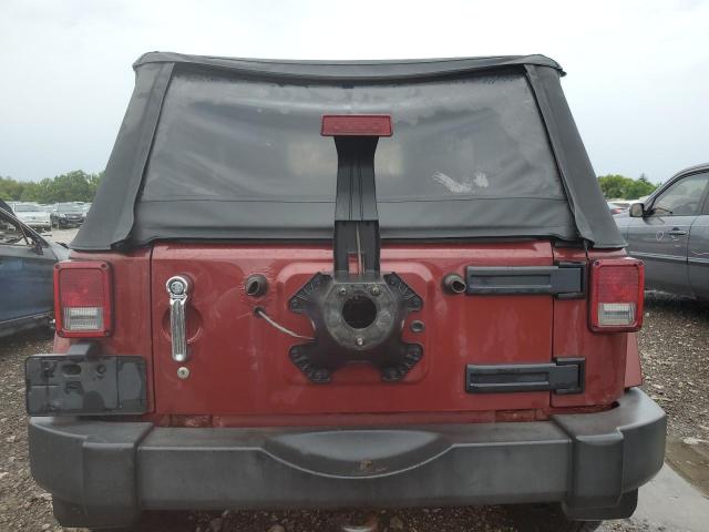 1J4FA541X7L204928 - 2007 JEEP WRANGLER SAHARA MAROON photo 6