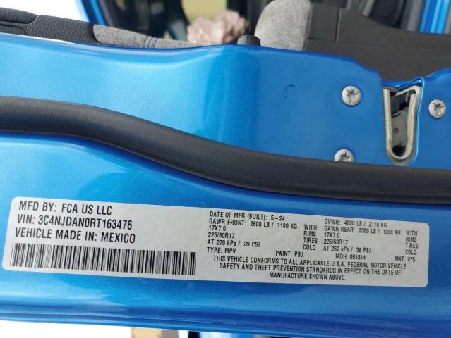 3C4NJDAN0RT163476 - 2024 JEEP COMPASS SPORT 蓝色 照片 13