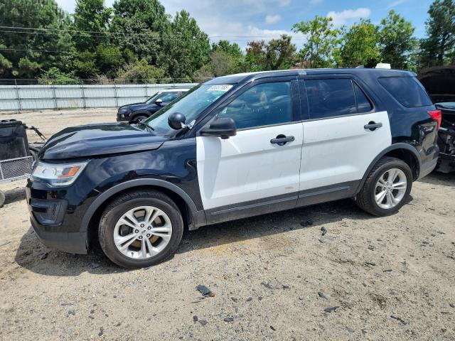 1FM5K8AR2KGA31252 - 2019 FORD EXPLORER POLICE INTERCEPTOR TWO TONE photo 1