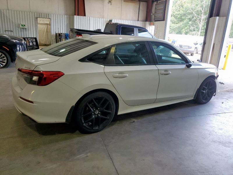 2HGFE2F54NH559341 - 2022 HONDA CIVIC SPORT WHITE photo 3