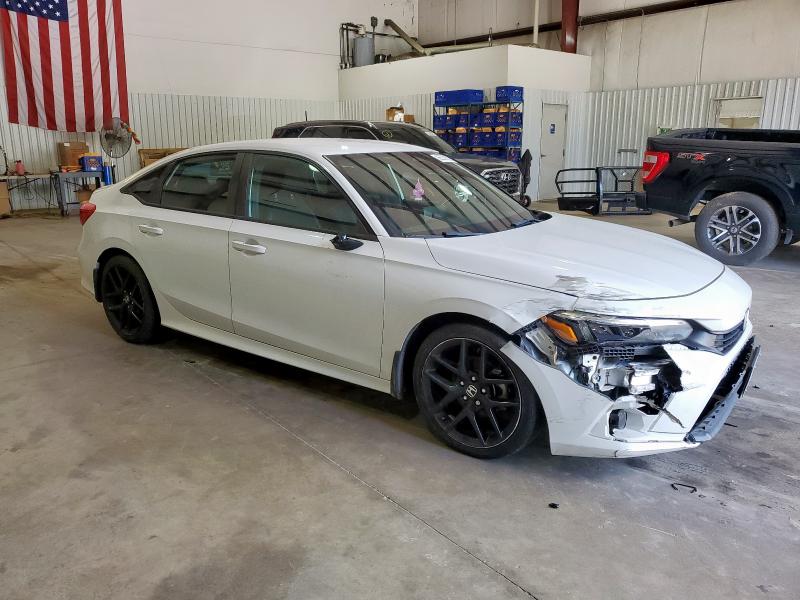 2HGFE2F54NH559341 - 2022 HONDA CIVIC SPORT WHITE photo 4