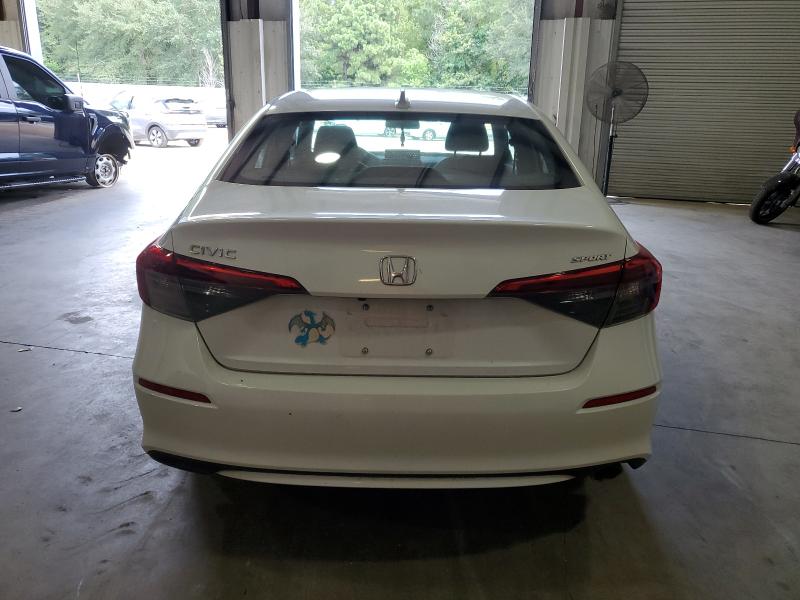 2HGFE2F54NH559341 - 2022 HONDA CIVIC SPORT WHITE photo 6