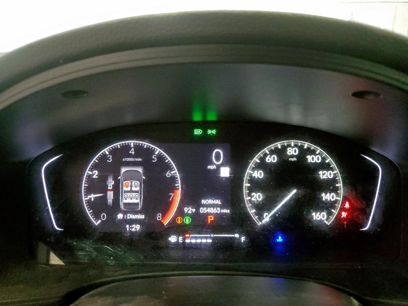 2HGFE2F54NH559341 - 2022 HONDA CIVIC SPORT WHITE photo 9