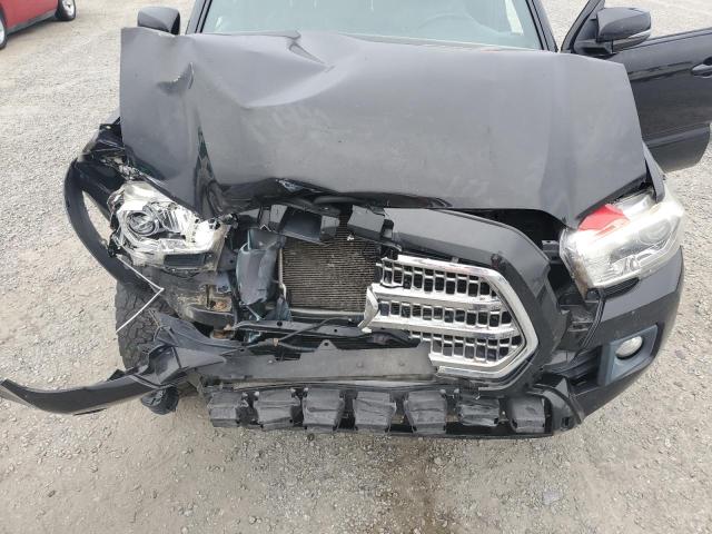 3TMCZ5AN0HM050822 - 2017 TOYOTA TACOMA DOUBLE CAB BLACK photo 11