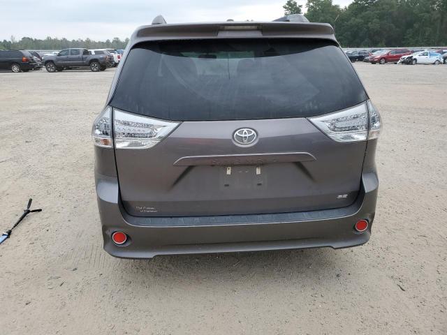 5TDXZ3DC4HS873320 - 2017 TOYOTA SIENNA SE CHARCOAL photo 6