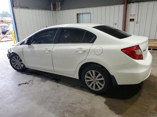 2HGFB2F83CH319780 - 2012 HONDA CIVIC EX WHITE photo 2