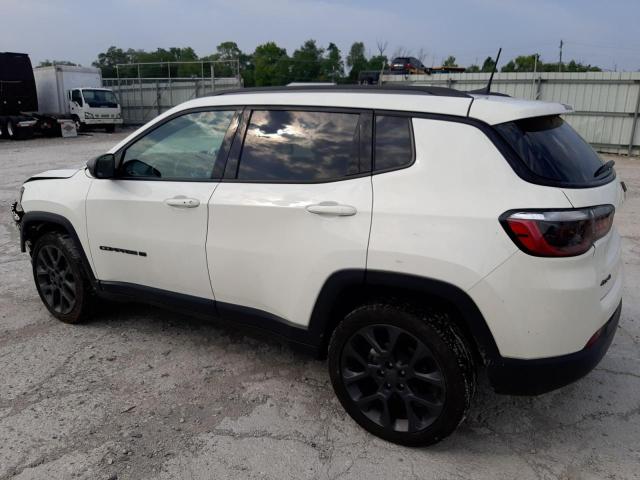 3C4NJDEB4MT579832 - 2021 JEEP COMPASS 80TH EDITION WHITE photo 2