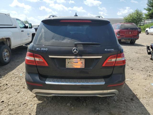 4JGDA5HB3FA548834 - 2015 MERCEDES-BENZ ML 350 4MATIC BLACK photo 6