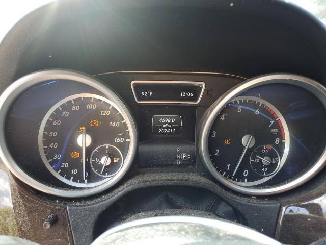 4JGDA5HB3FA548834 - 2015 MERCEDES-BENZ ML 350 4MATIC BLACK photo 9