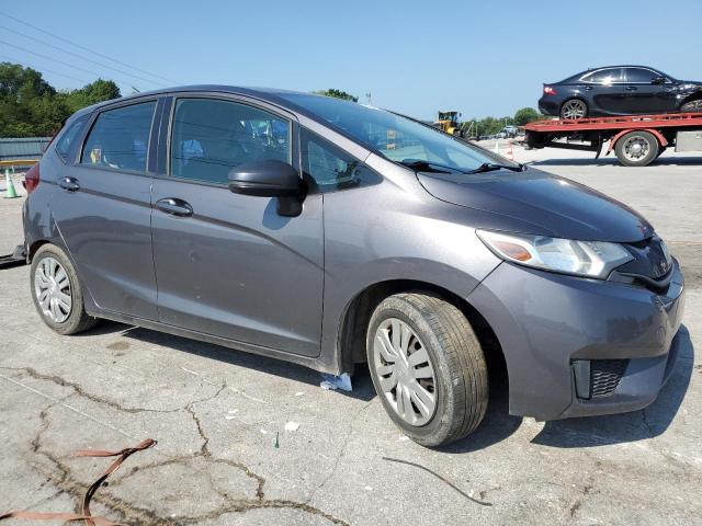 3HGGK5H52FM753333 - 2015 HONDA FIT LX GRAY photo 4